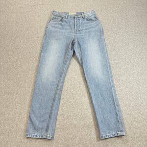 Everlane Jeans Wmns Sz 25 Vintage Mid Blue The 90s Cheeky Organic Cotton Preppy